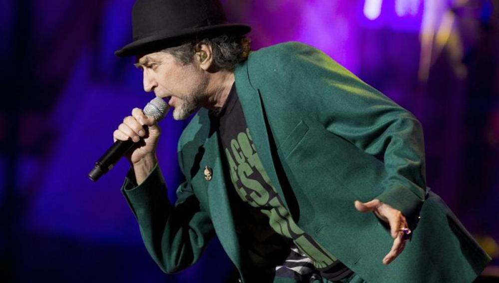 Joaquin Sabina durante un concierto