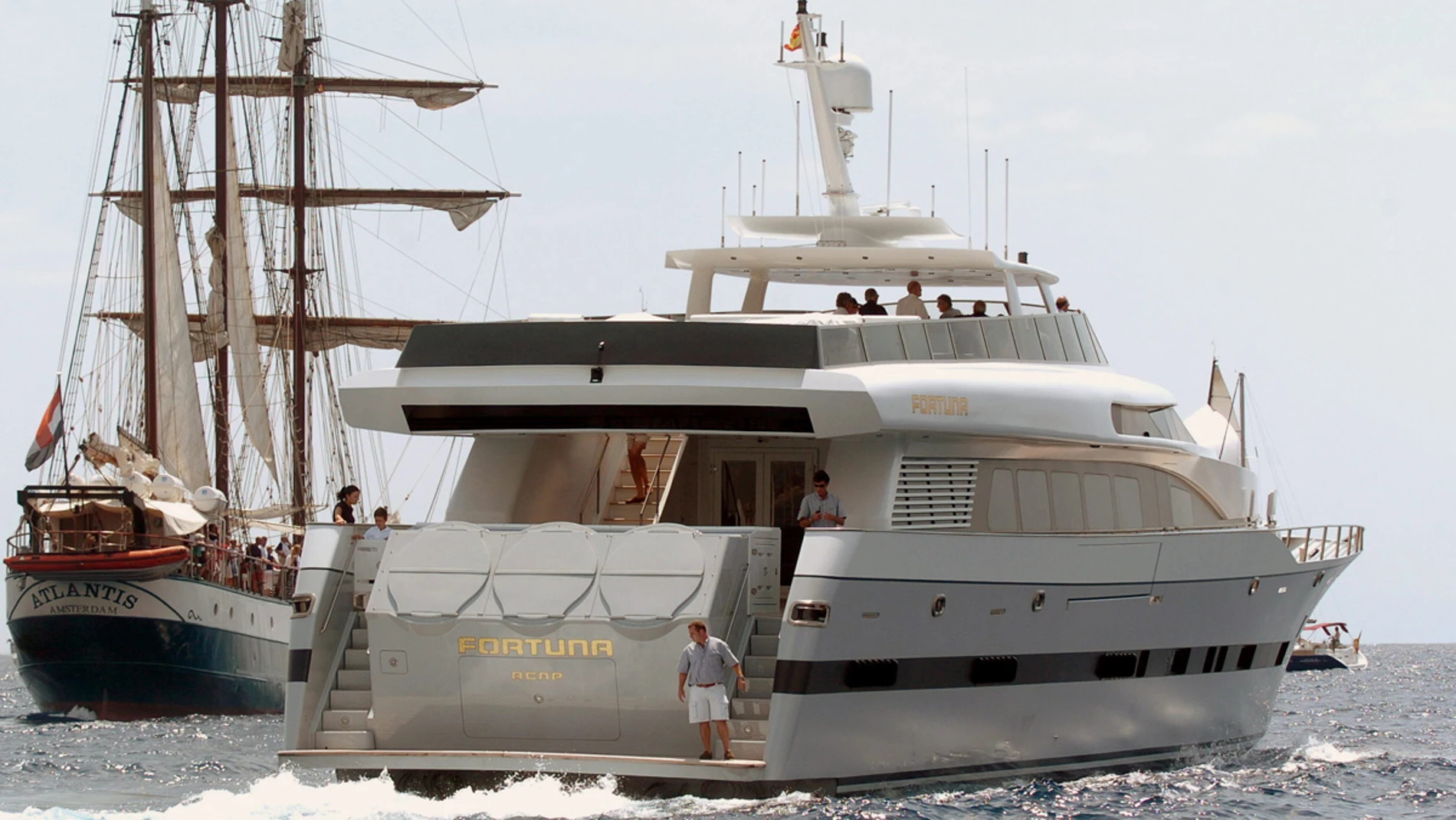 El yate 'Fortuna' El yate 'Fortuna'