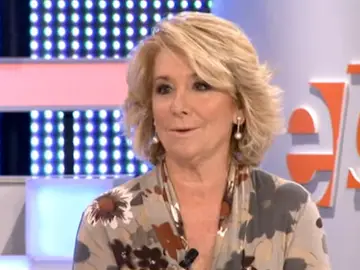 Esperanza Aguirre en Espejo Público Esperanza Aguirre en Espejo Público