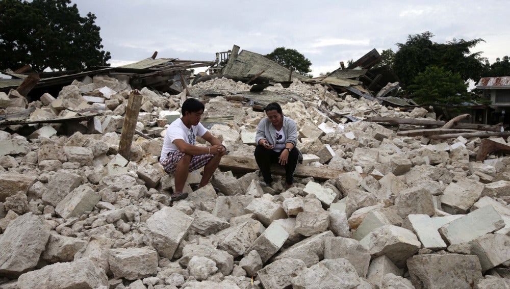 Imagen del terremoto de Filipinas