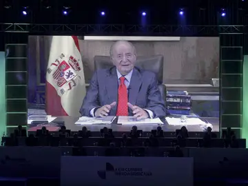 El Rey, en su mensaje de vídeo en Panamá El Rey, en su mensaje de vídeo en Panamá