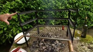 Construimos una barbacoa desmontable