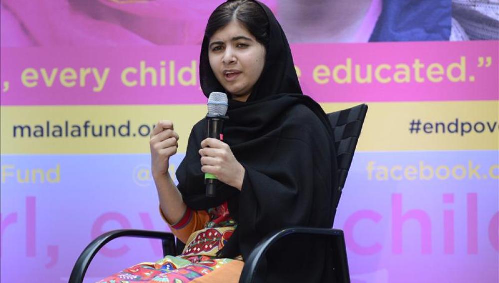 La joven paquistaní Malala Yousafzai
