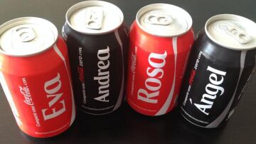 Latas de Coca-Cola personalizadas