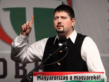 El político húngaro, Csanád Szegedi El político húngaro, Csanád Szegedi