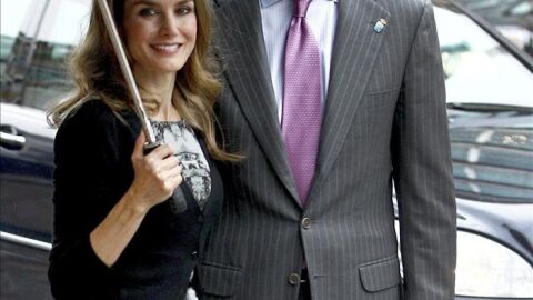 Los Pr&iacute;ncipes de Asturias, en Oviedo para la entrega ma&ntilde;ana de los premios