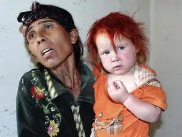 Supuesta madre de la niña conocida como el 'Ángel rubio' Supuesta madre de la niña conocida como el 'Ángel rubio'
