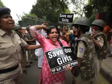 Protesta por las violaciones en la India Protesta por las violaciones en la India