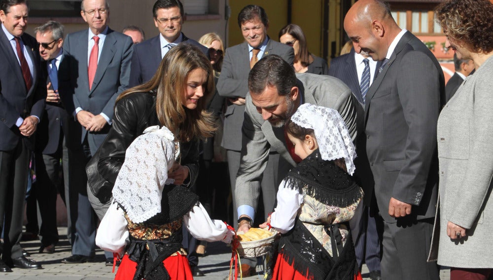 Los Príncipes de Asturias en Teverga, Asturias