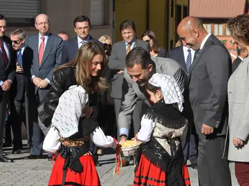 Los Príncipes de Asturias en Teverga, Asturias Los Príncipes de Asturias en Teverga, Asturias