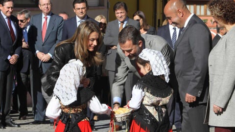 Los Pr&iacute;ncipes de Asturias en Teverga, Asturias