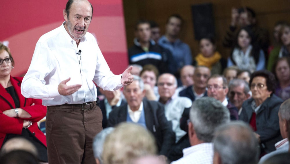 Alfredo Pérez Rubalcaba, en Toledo