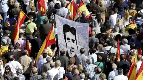 Concentración en la Plaza de Colón de Madrid para expresar su rechazo al fin de la 'doctrina Parot' Concentración en la Plaza de Colón de Madrid para expresar su rechazo al fin de la 'doctrina Parot'