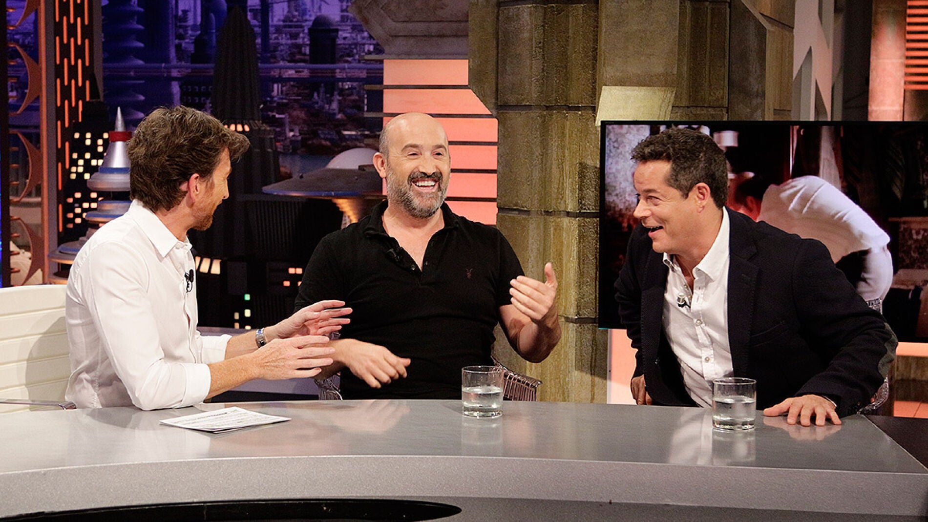 Javier C&aacute;mara y Jorge Sanz en El Hormiguero 3.0