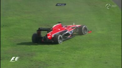 Bianchi golpea contra las protecciones en los Libres 3