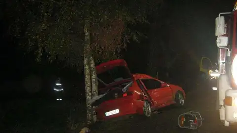 Accidente ocurrido en Ordes (La Coruña) Accidente ocurrido en Ordes (La Coruña)