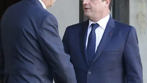 Hollande, con Yves Rocle Hollande, con Yves Rocle