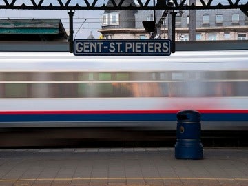 Una estación en Bélgica