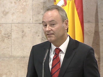 El presidente de la Generalitat Valenciana, Alberto Fabra