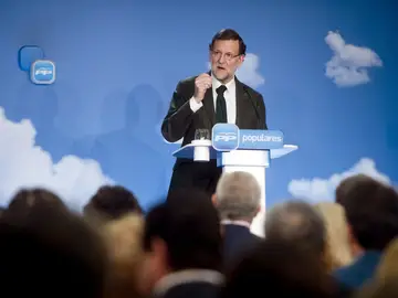 Rajoy, en la reunión interparlamentaria del PP Rajoy, en la reunión interparlamentaria del PP