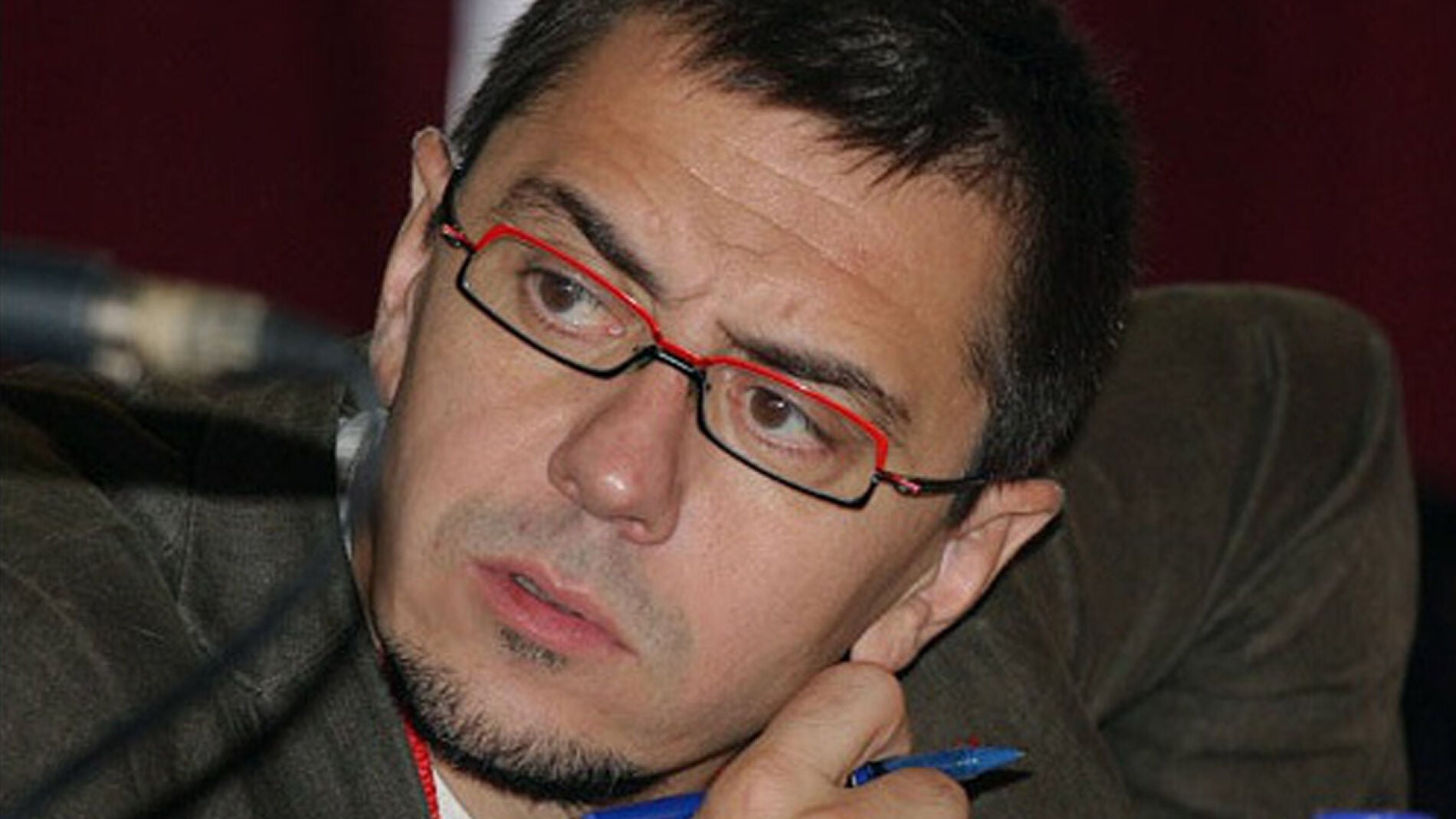 Juan Carlos Monedero, polit&oacute;logo