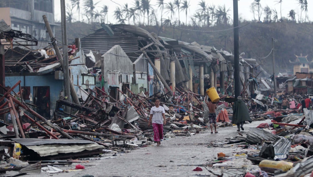 Devastación en Filipinas