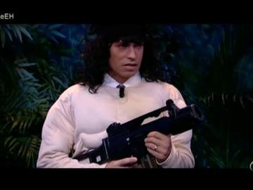 Carlos Baute de Rambo en El Hormiguero 3.0