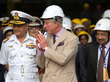 El príncipe Carlos, en la India