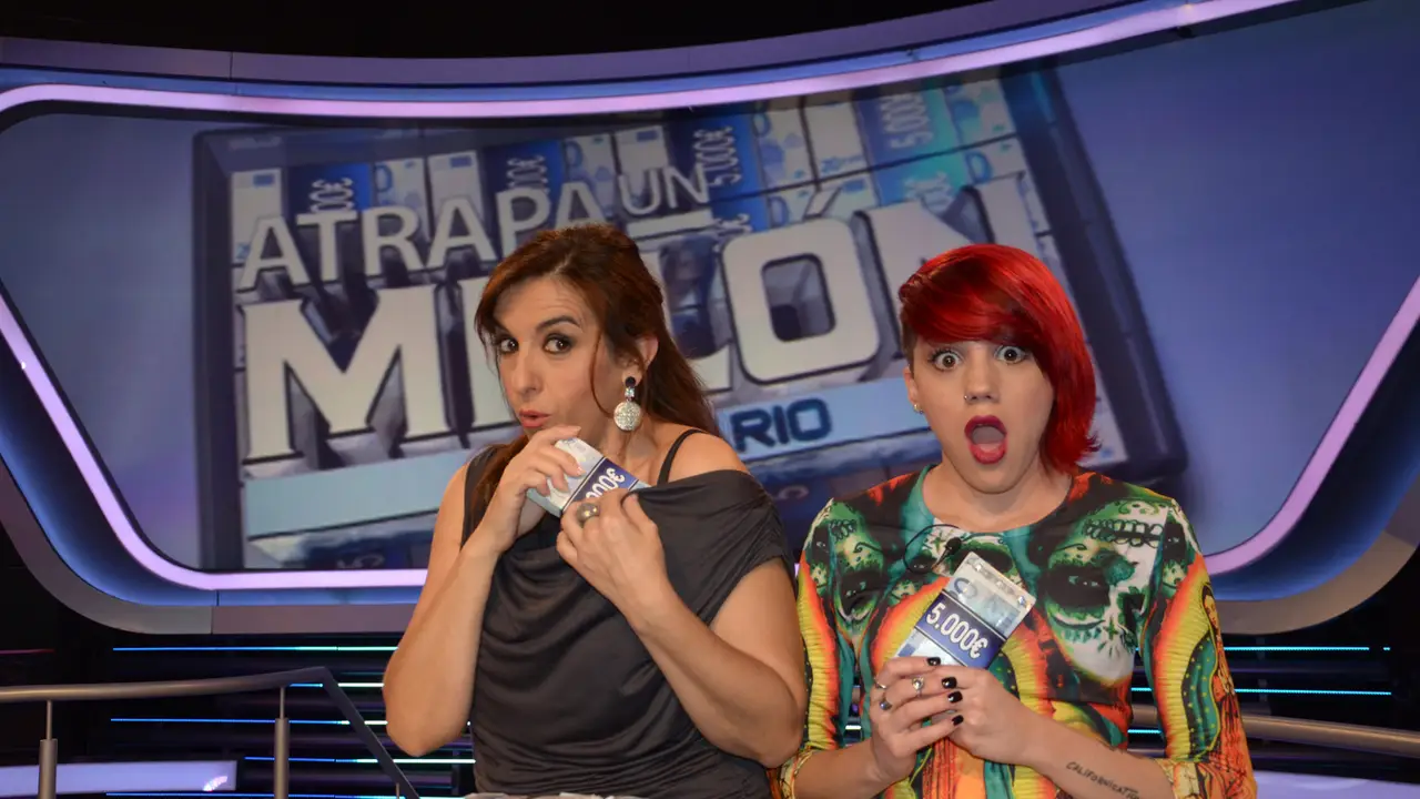 Llum Barrera y Angy Fernández en Atrapa un millón