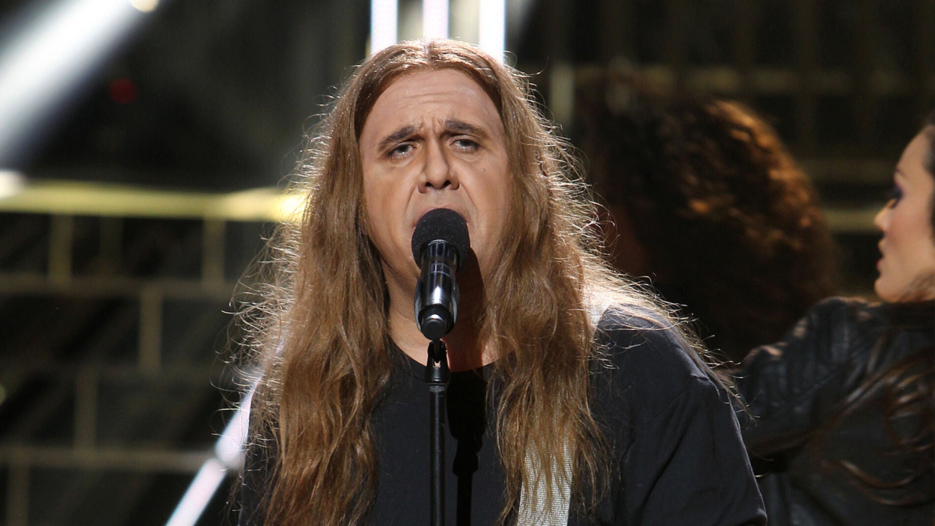 Florentino Fern&aacute;ndez imita a Rosendo en Tu cara me suena