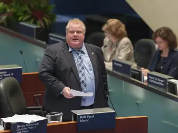 El alcalde de Toronto, Rob Ford El alcalde de Toronto, Rob Ford