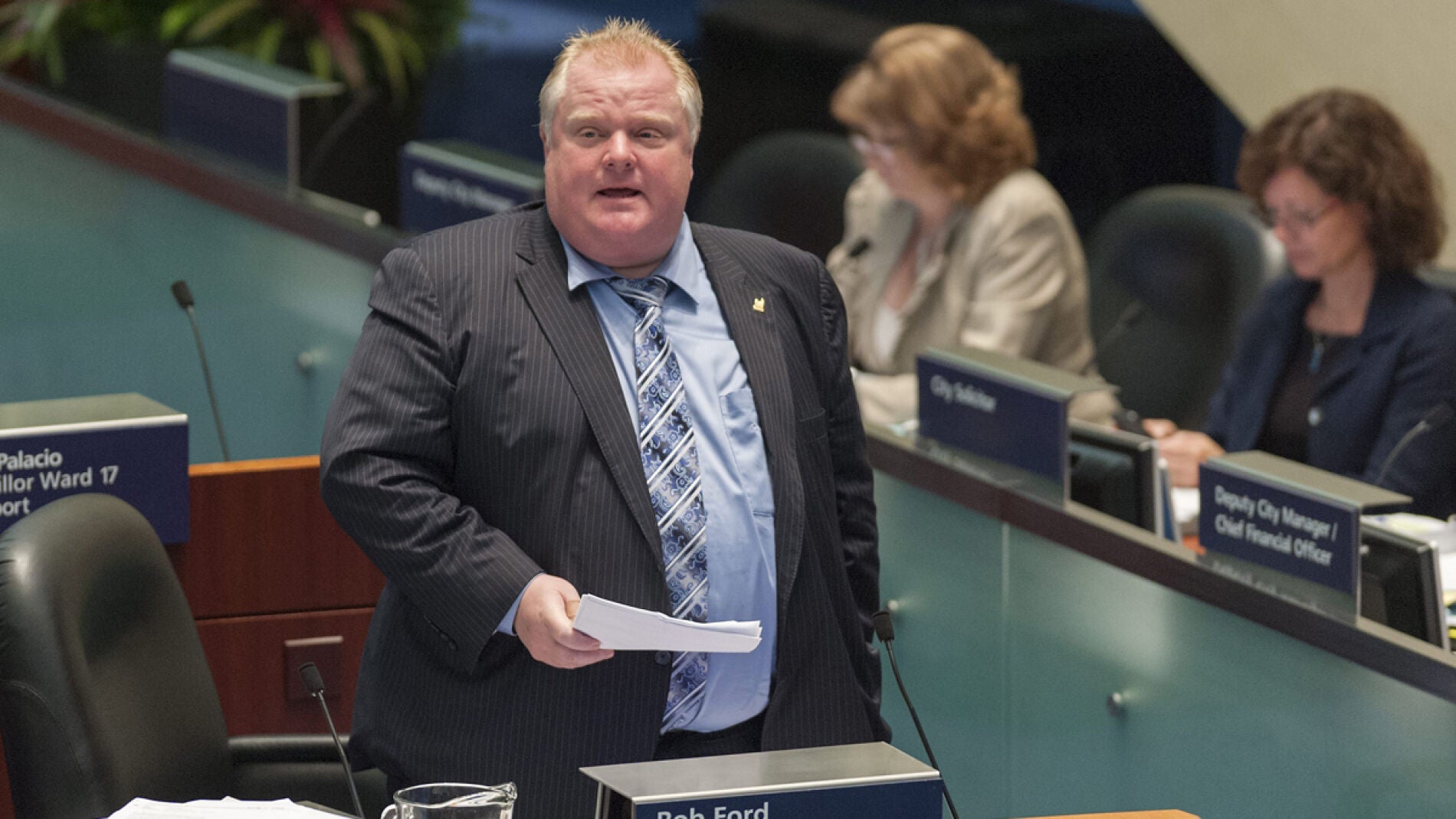 El alcalde de Toronto, Rob Ford