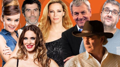 Florentino Fernández, Melody, Bertín Osborne, Carlos Sobera, Paula Váquez, Jorge Fernández y Vanesa Romero en El Hormiguero 3.0