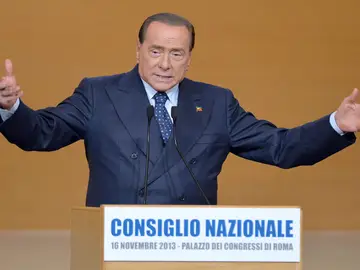 Berlusconi, en un discurso Berlusconi, en un discurso