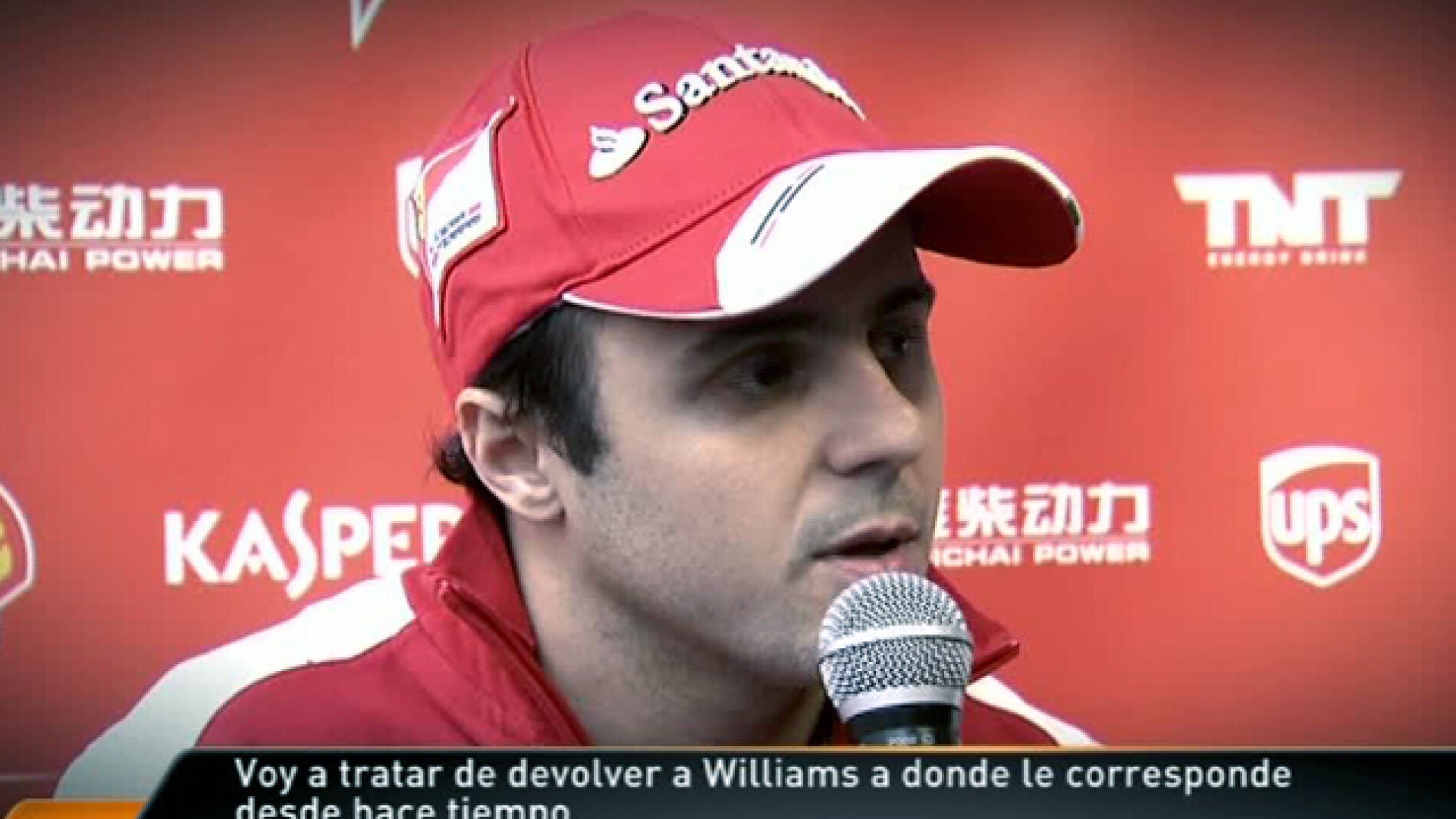 Massa, en rueda de prensa