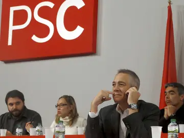 Pere Navarro en el Consell Nacional del PSC Pere Navarro en el Consell Nacional del PSC