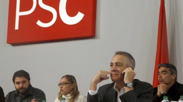 Pere Navarro en el Consell Nacional del PSC