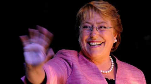 Michelle Bachelet, presidenta de Chile