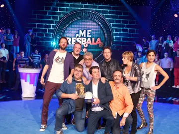 Carlos Latre, Leo Harlem, Flo, Anabel Alonso, Toni Acosta, Santi Rodríguez, Fernando Albizu y Edu Soto Carlos Latre, Leo Harlem, Flo, Anabel Alonso, Toni Acosta, Santi Rodríguez, Fernando Albizu y Edu Soto