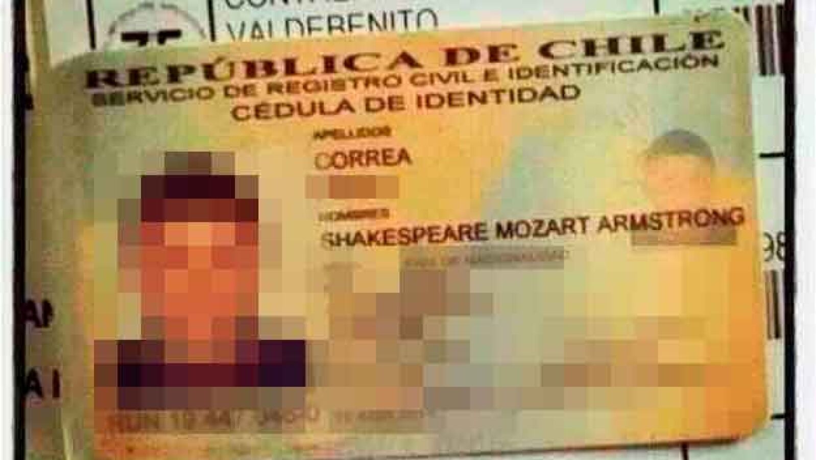 Shakespeare Mozart Armstrong va a denunciar las bromas sobre su nombre