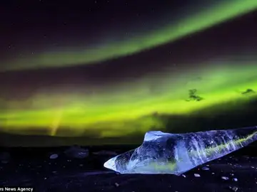 Aurora boreal en Islandia Aurora boreal en Islandia