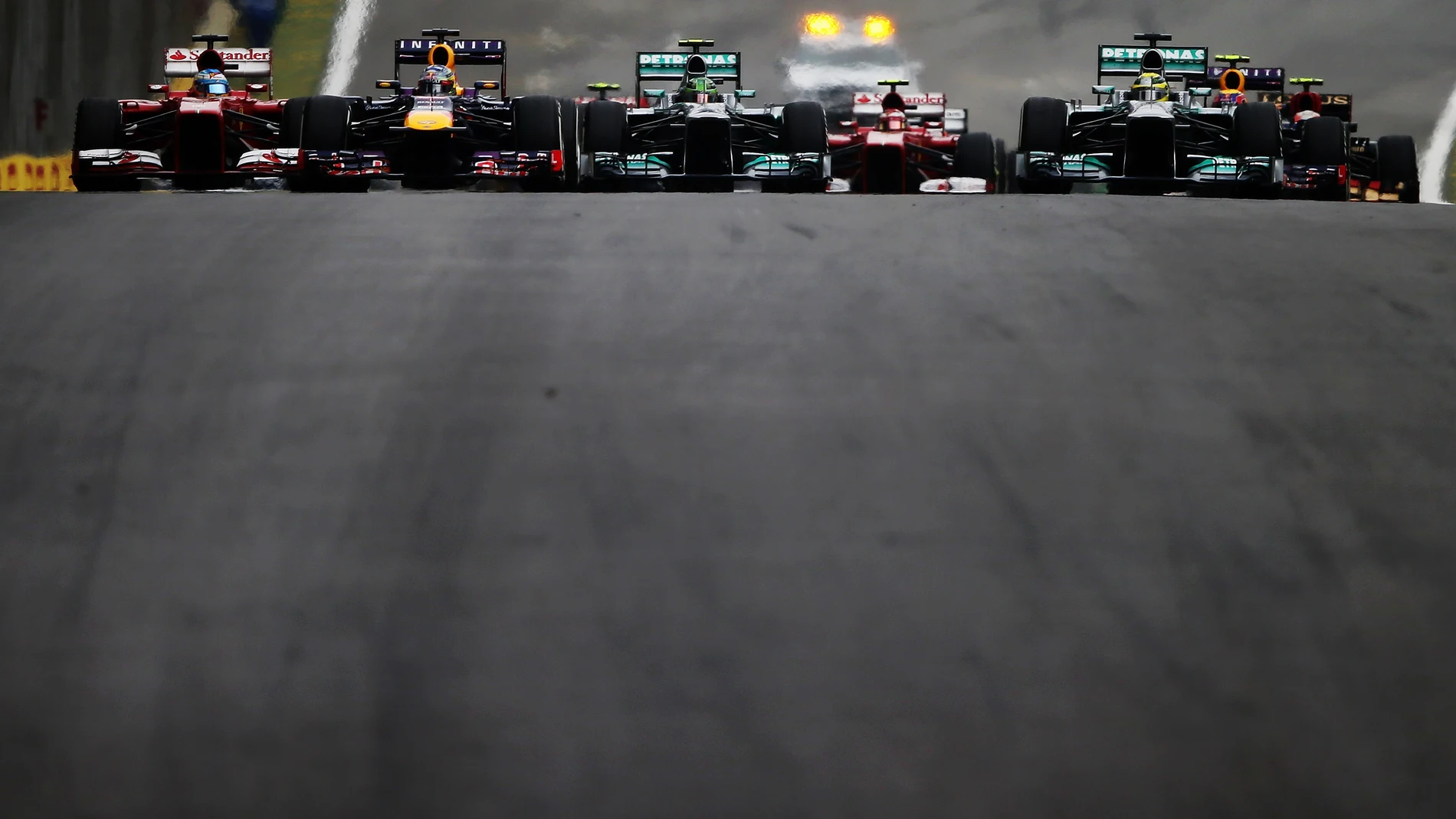 Salida del GP de Brasil