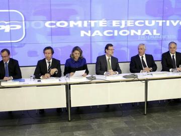 Mariano Rajoy preside el Comité Ejecutivo Nacional del PP