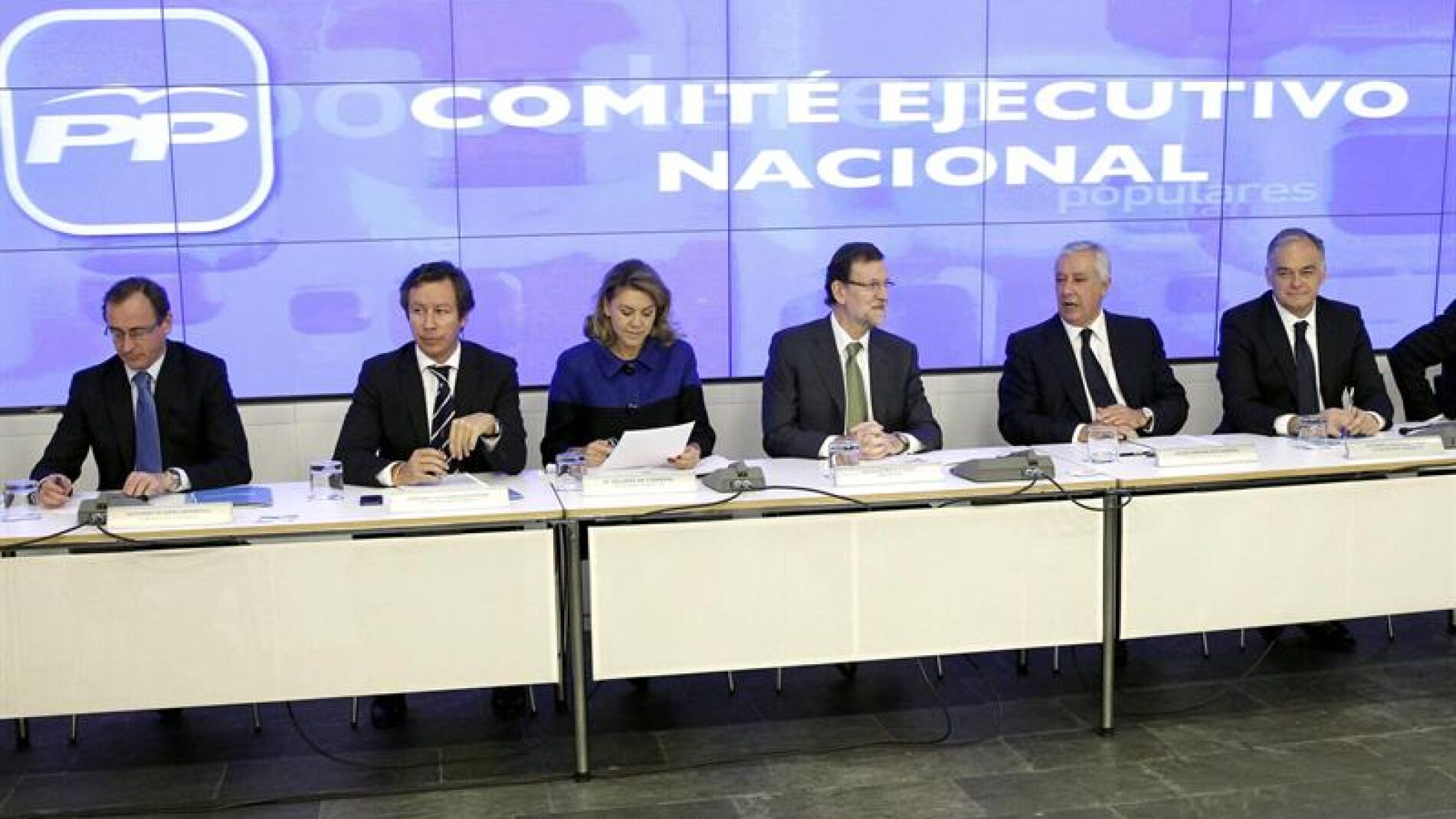 Mariano Rajoy preside el Comit&eacute; Ejecutivo Nacional del PP