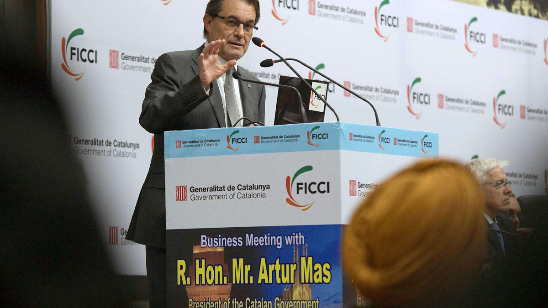 Artur Mas en un acto oficial