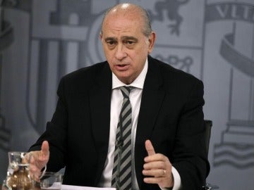 Fernández Díaz durante la rueda de prensa de un Consejo de Ministros