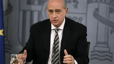 Fernández Díaz durante la rueda de prensa de un Consejo de Ministros Fernández Díaz durante la rueda de prensa de un Consejo de Ministros