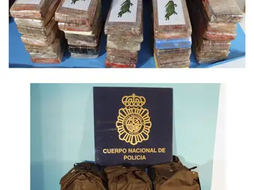 La cocaína interceptada por la Policía en Pontevedra La cocaína interceptada por la Policía en Pontevedra