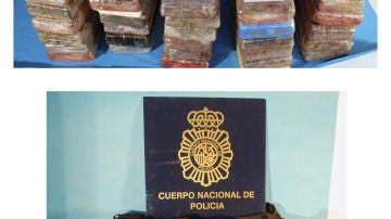 La cocaína interceptada por la Policía en Pontevedra
