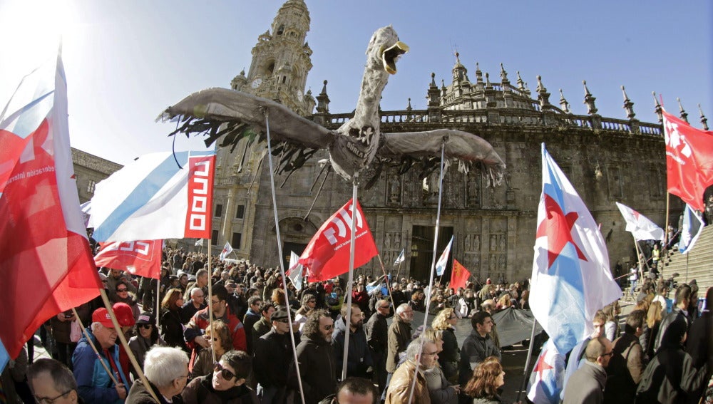 Manifestación en Galicia por la sentencia del Prestige